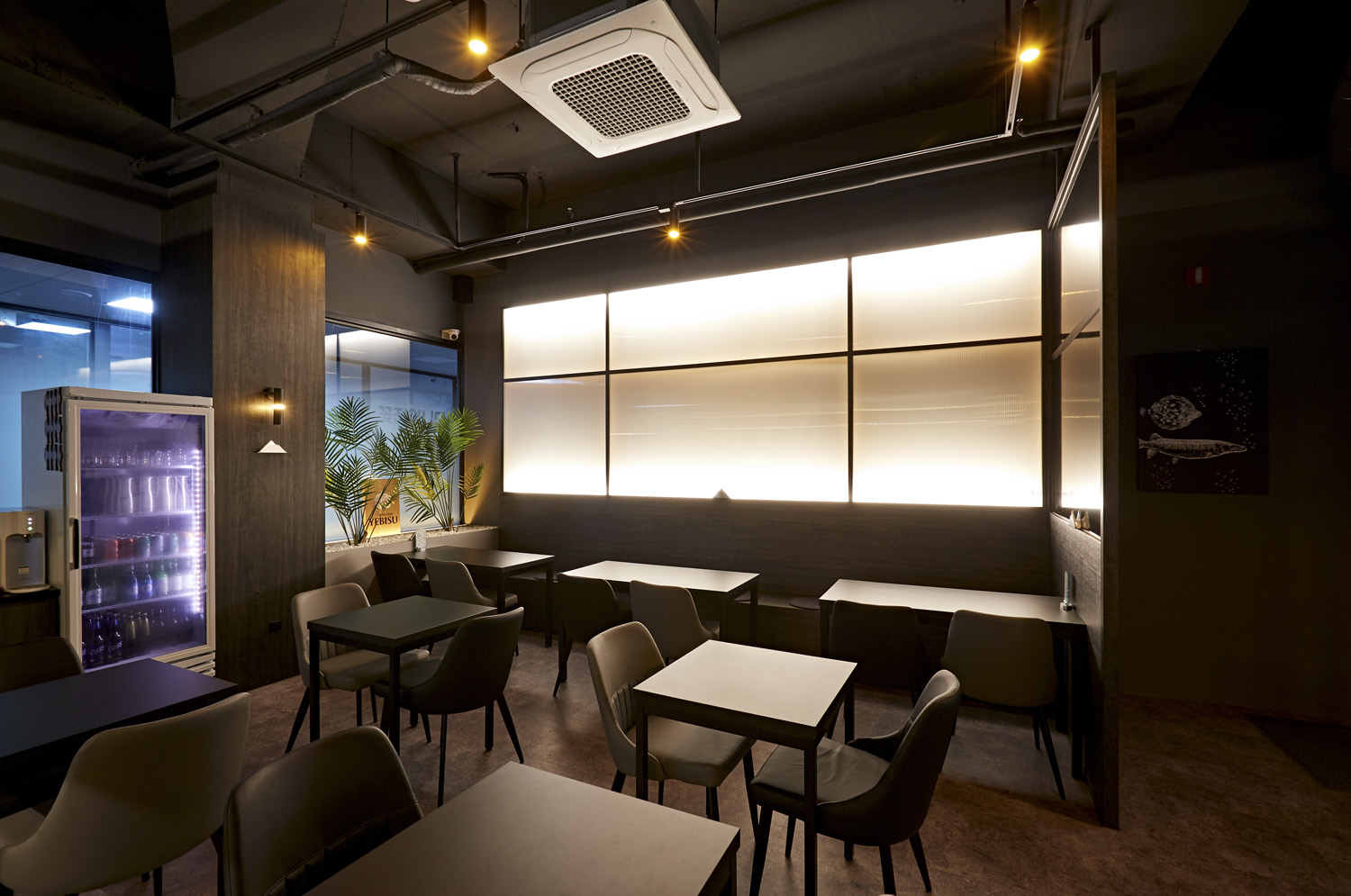 简约氛围的 16 坪韩式餐厅设计-9