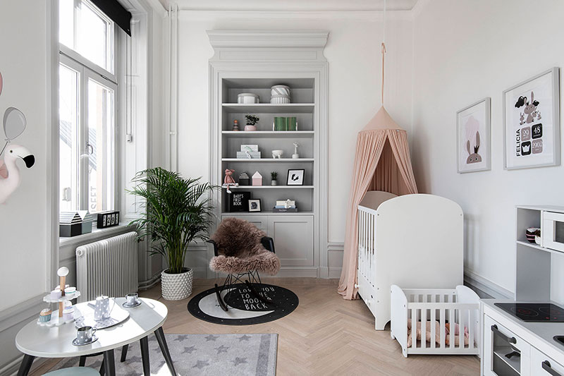 斯德哥尔摩优雅公寓 | 灰色调的精致魅力-14