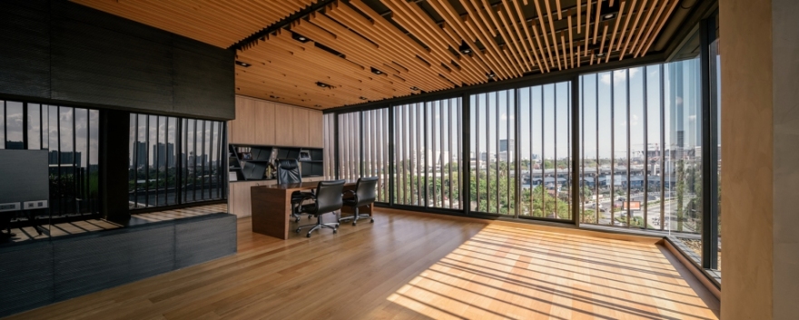 曼谷“水稻梯田”式办公室,绿色环保,灵活共享空间-37