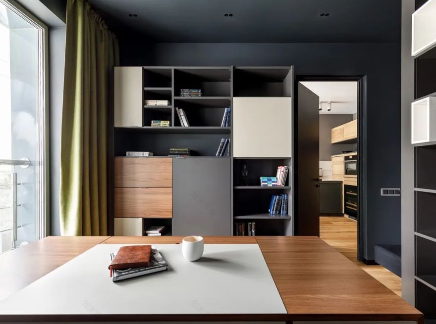 俄罗斯单身公寓设计丨Katya Svanidze-61