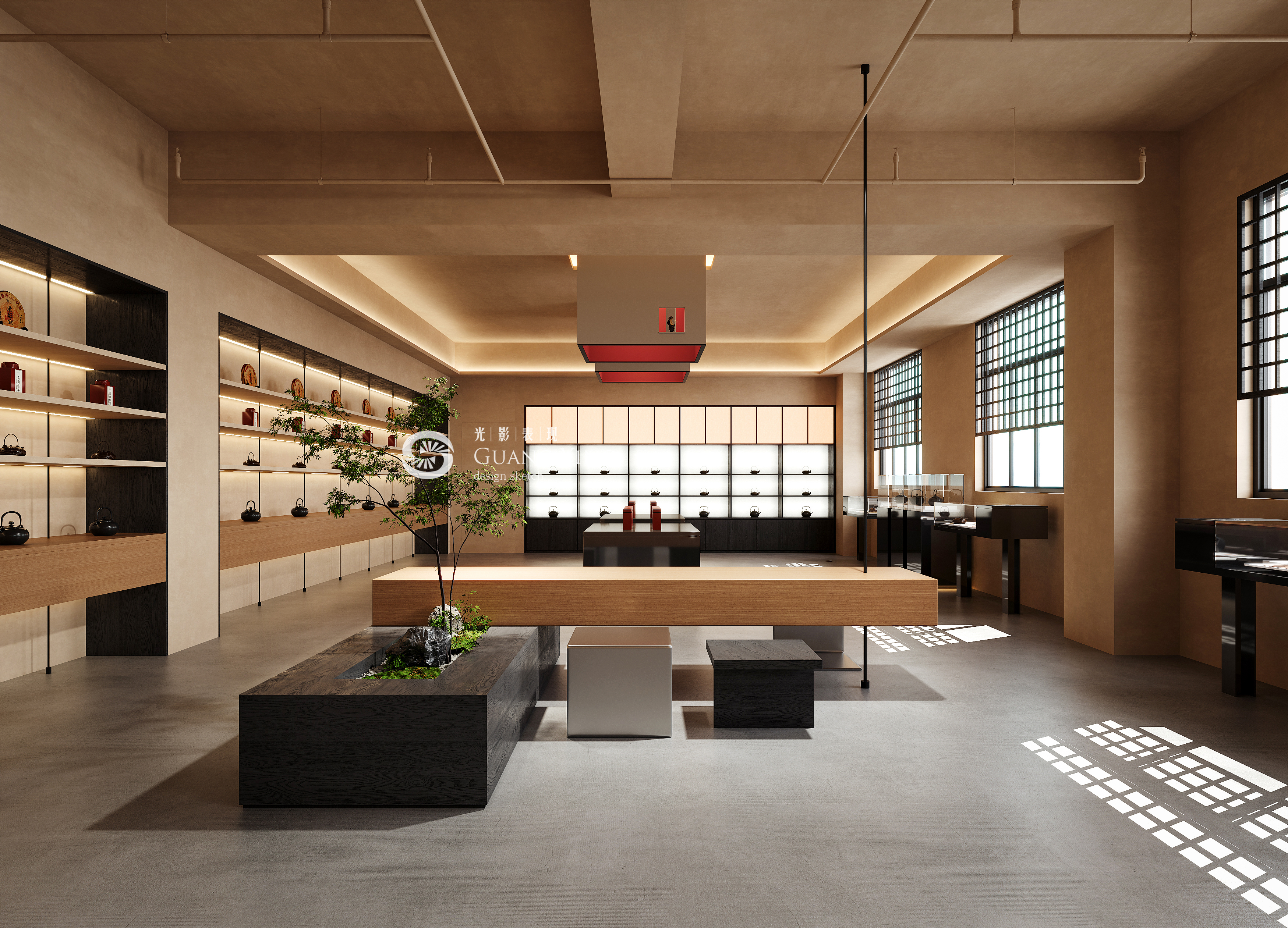 茶庄工装效果图-4