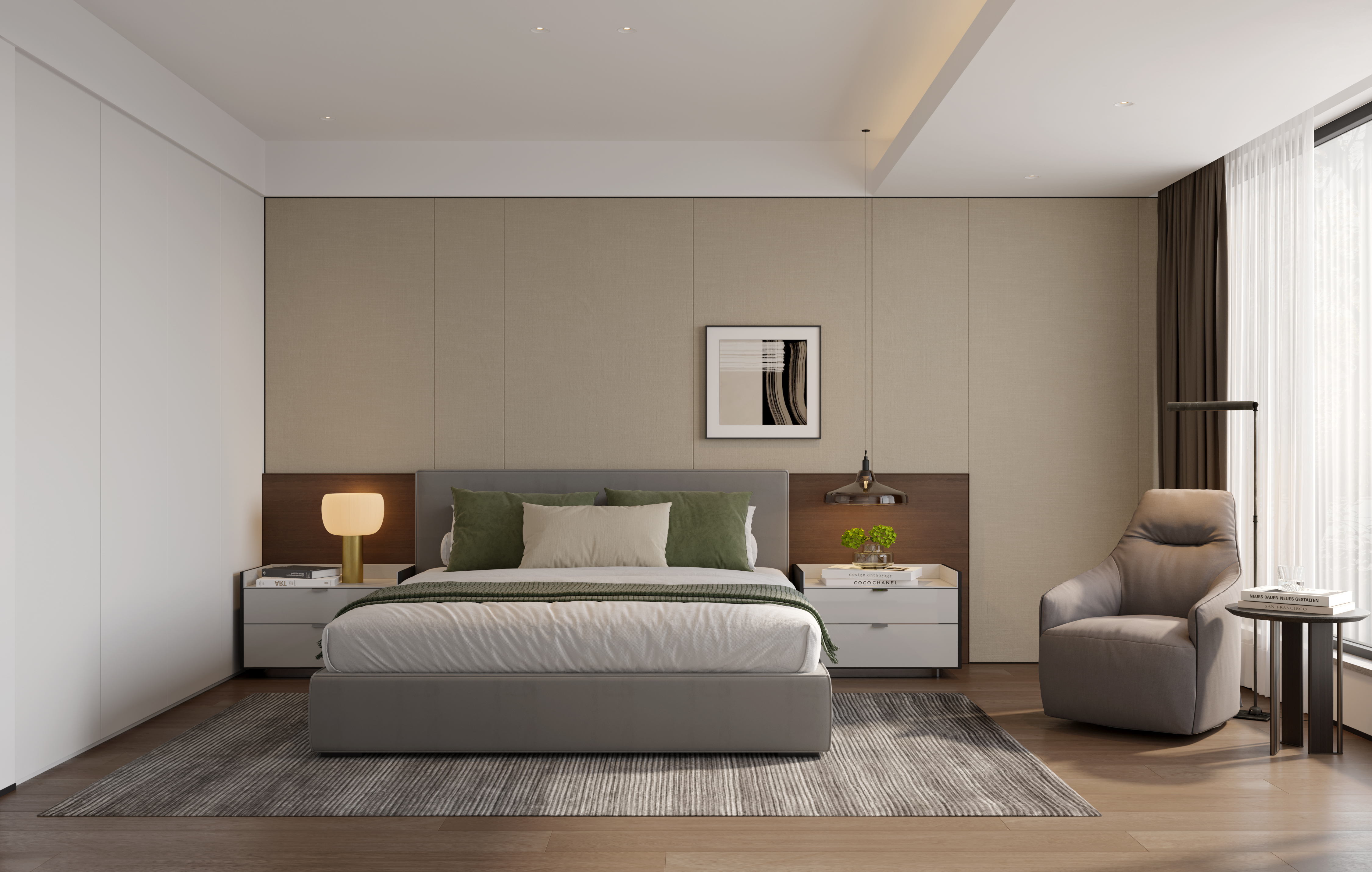 冷冷的客厅，温暖的卧室 ：贵阳新世纪嘉院-1