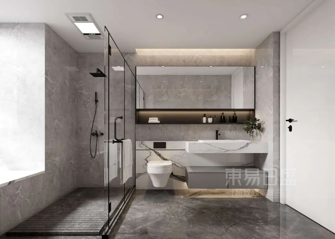 257㎡现代极简大平层装修，临窗即心动-25