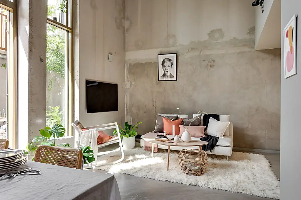 独特粉色工业风，60m2 两层公寓设计惊艳亮相-3