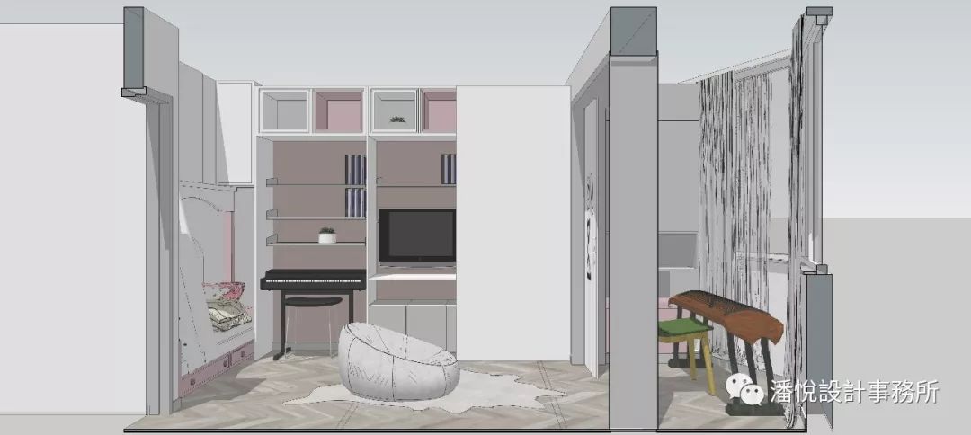 就匠变新家——伴随成长的文武双全儿童房-64