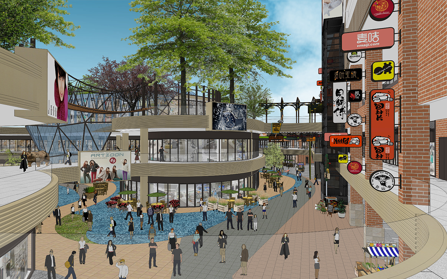 【购物中心设计】金园世纪城购物中心案例分享-9