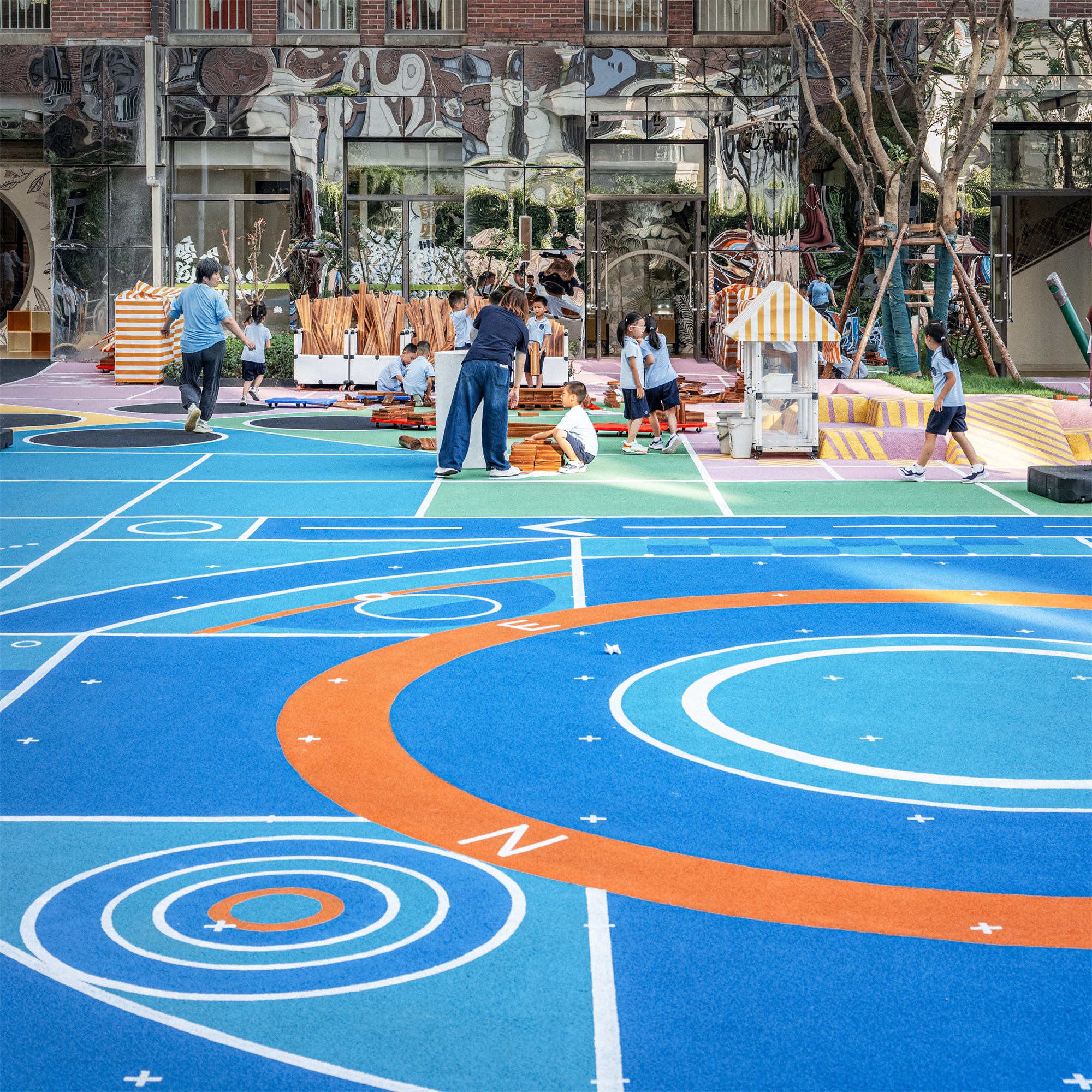 飞行棋幼儿园（上海市徐汇区科技幼儿园文定园景观提升）丨中国上海丨VIA维亚景观-32