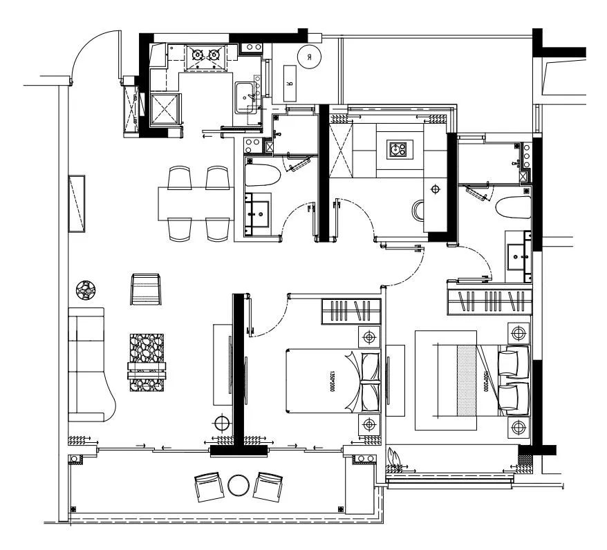 杭州中旅归锦府现代简约样板间 | 家的色彩与都市绿洲-53