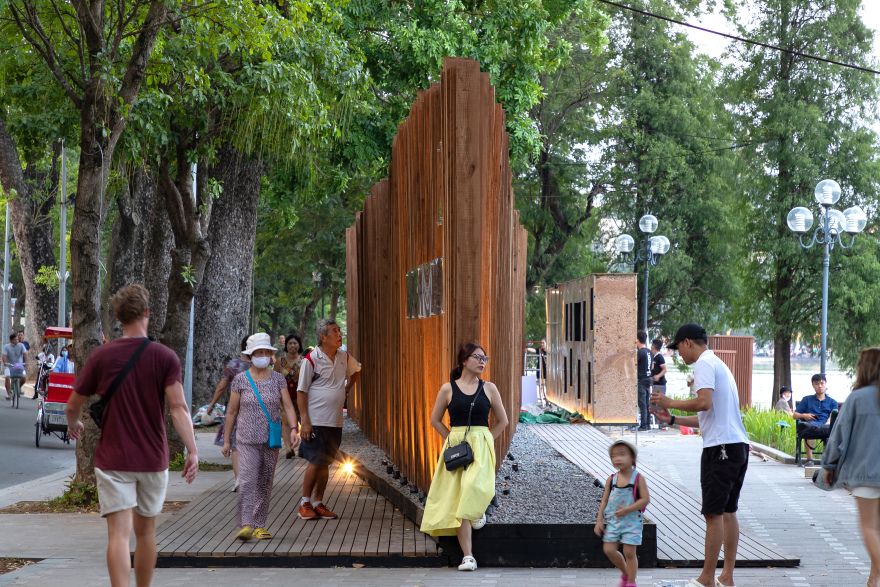 越南 Top 10 颁奖礼展馆丨越南河内丨Sonthai Architects Associates-45