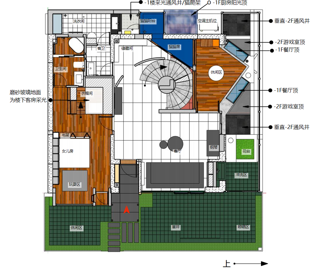 北大资源兰亭序395㎡室内+125㎡花园别墅丨中国重庆丨朵墨设计-69