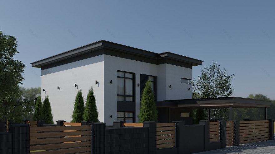 乌克兰基辅地区私人住宅室内设计项目-22