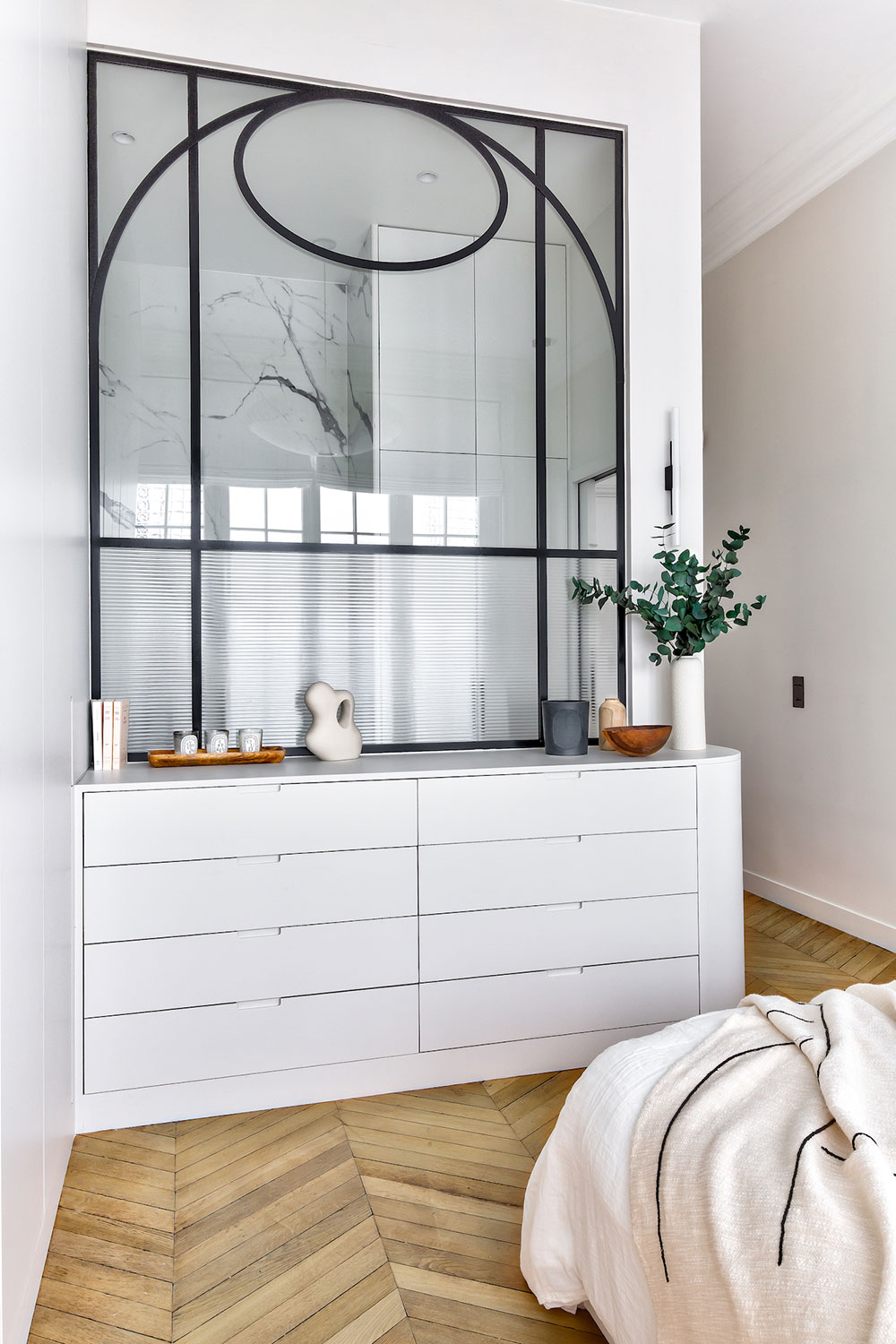 巴黎时尚公寓 | 古典与现代的完美结合-19