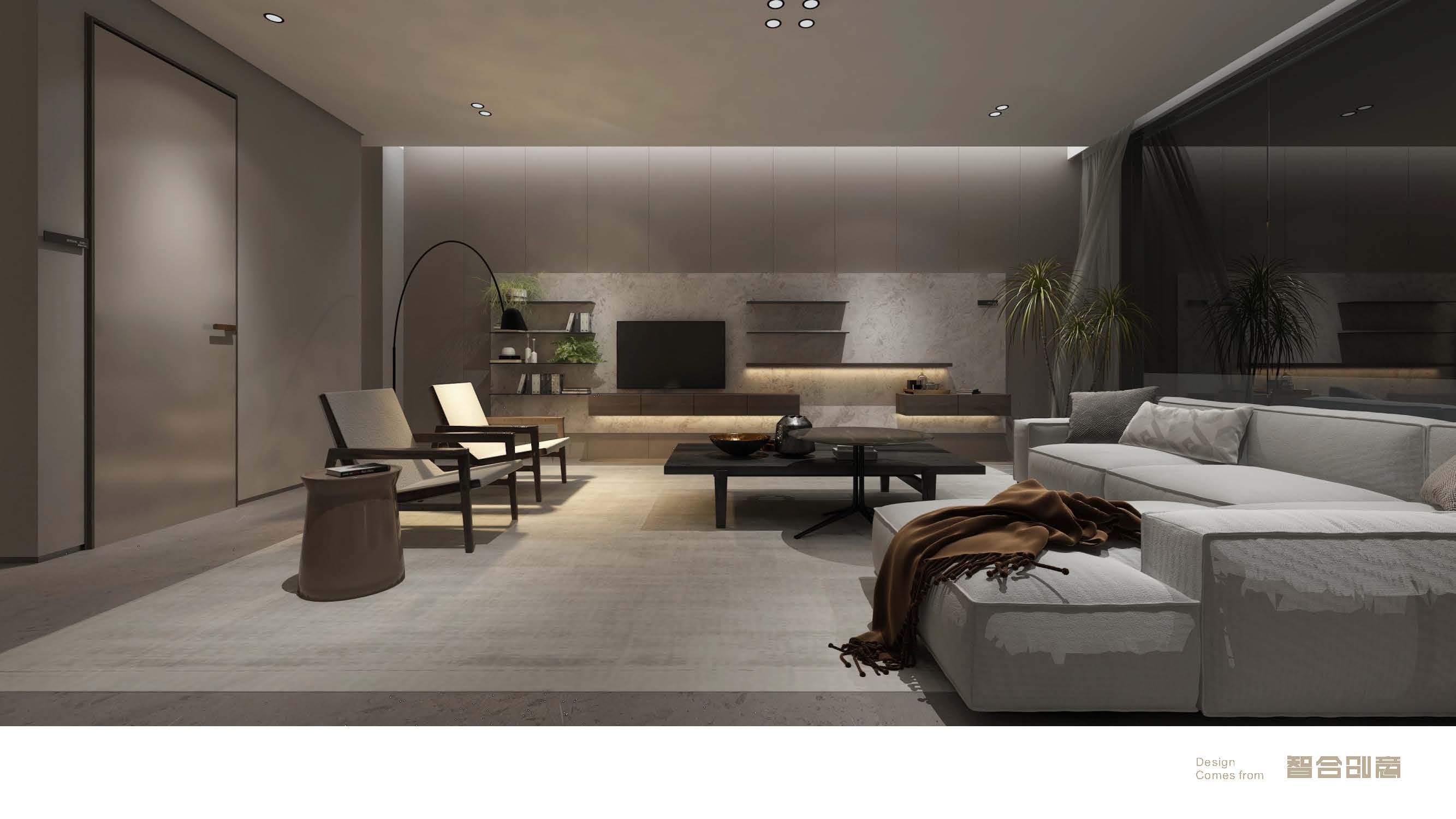 展厅设计 | 隔而不断的通透，藏着高级的秩序感-7