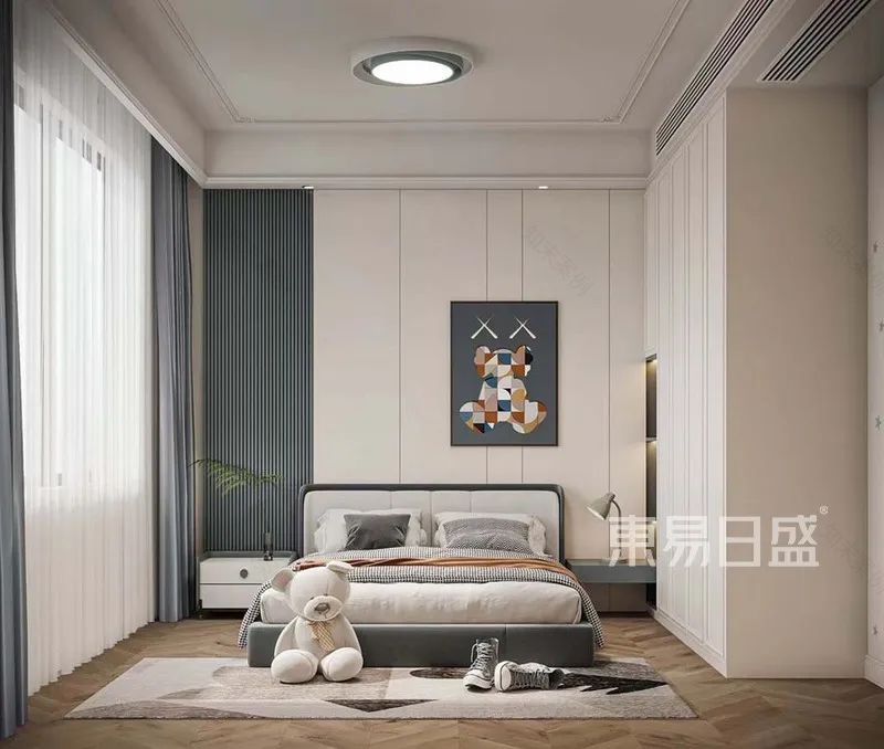 115㎡三居室,客厅阳台全打通!这个简约时尚的宝藏装修,值得借鉴!-28