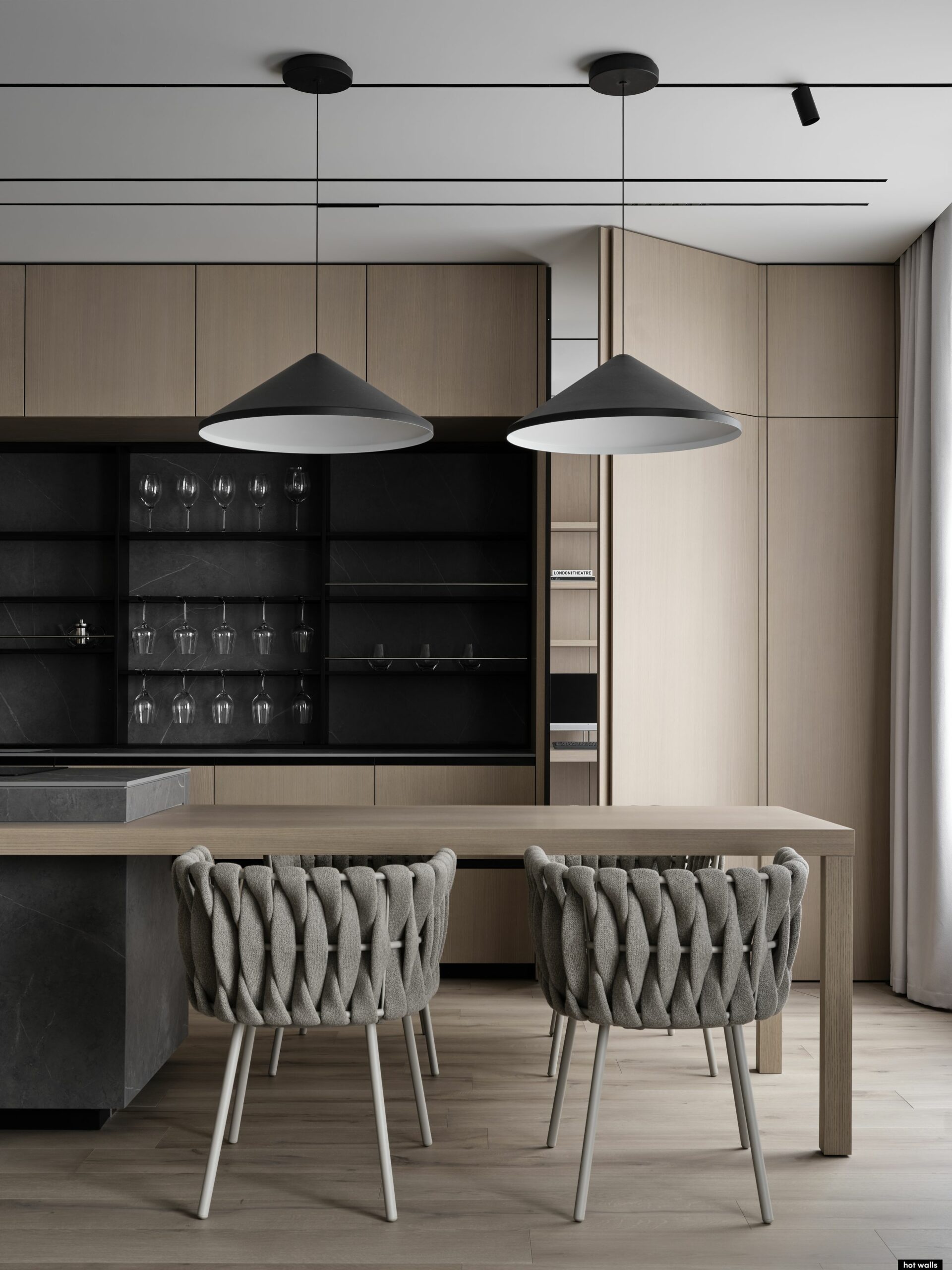 100平米大地色系公寓 | hotwalls作品-8