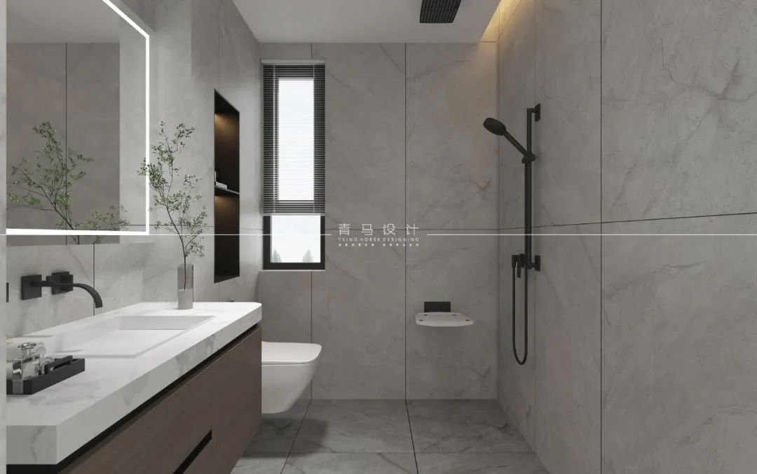 世园大公馆现代简约顶跃设计丨中国西安丨青马别墅设计-38