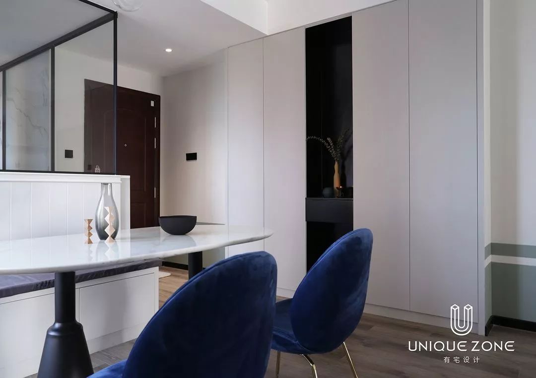 现代简约风住宅，精装房爆改，空间最大化利用  有宅设计-25