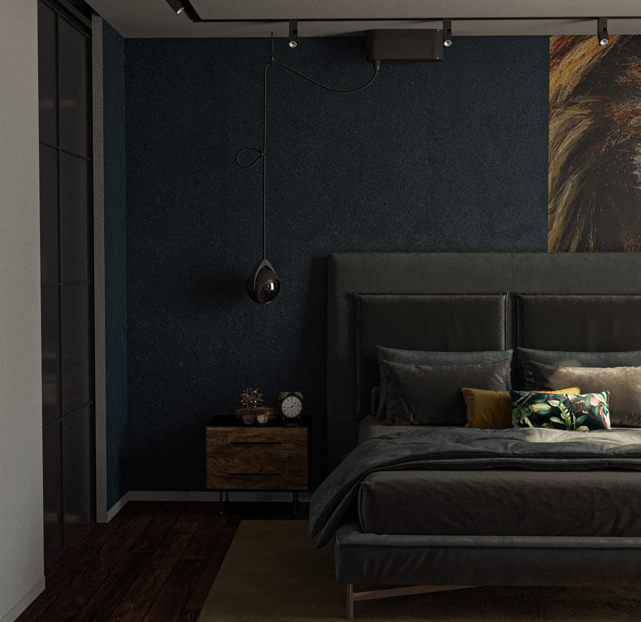 Loft 风格卧室设计-4