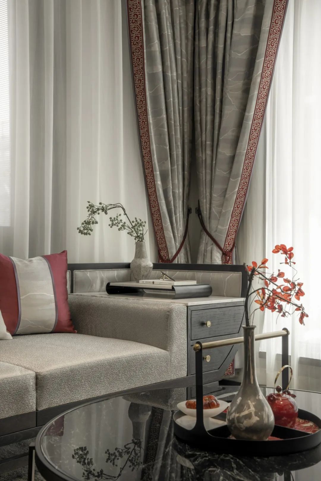 盛唐诗意,现代中式住宅设计丨中国宁波丨一然设计（上海,北京,深圳,沈阳）-78