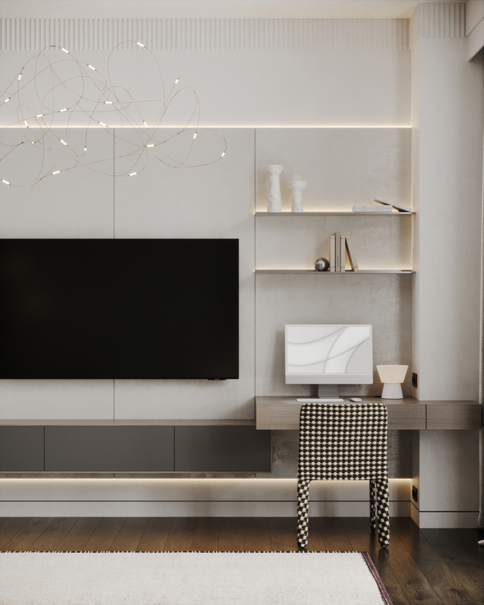 莫斯科当代公寓丨俄罗斯莫斯科丨Kanelur Design-12