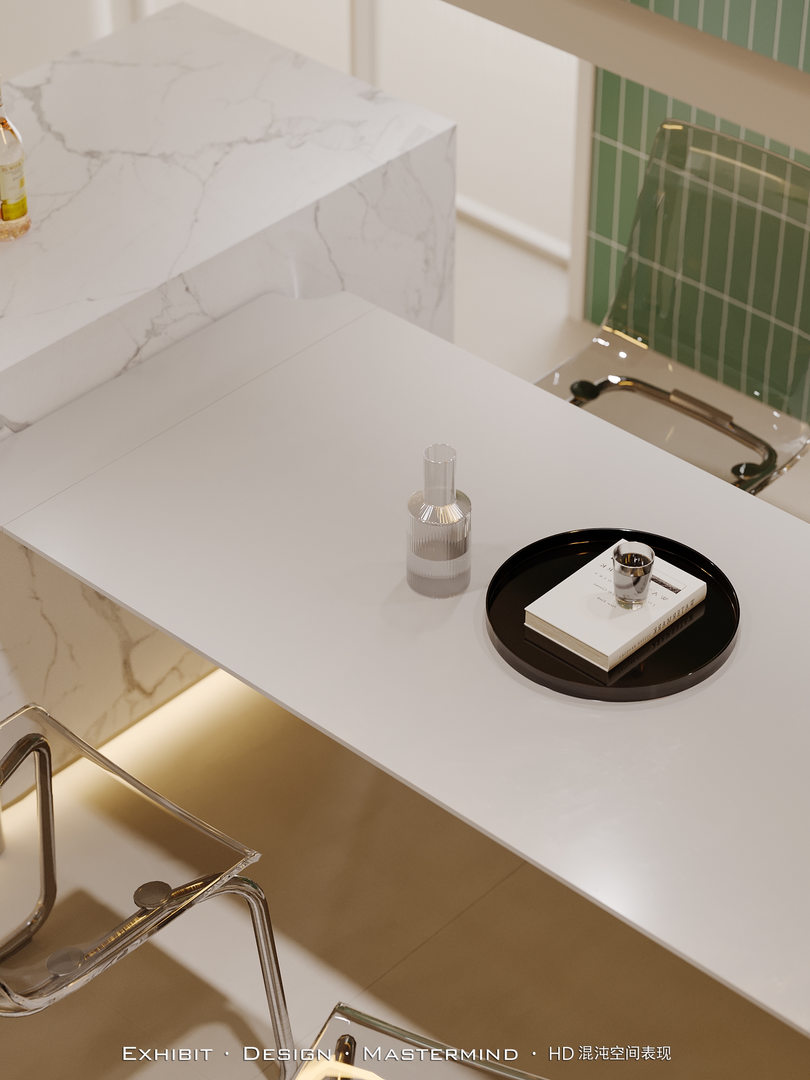 新作首发 现代 客餐厅×混沌空间视觉表现-4