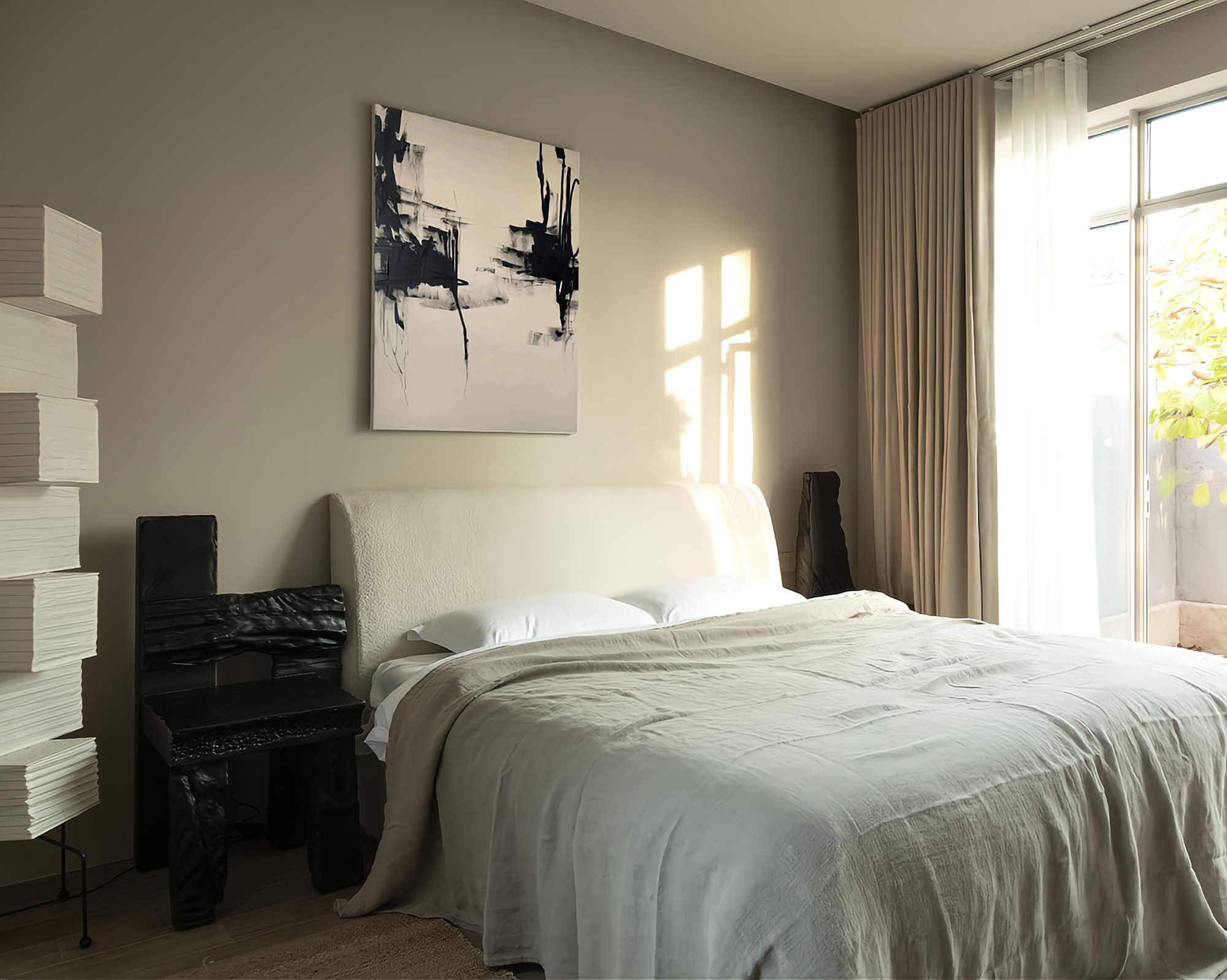 米色中古风的家丨中国河北丨NOTHING DESIGN-23