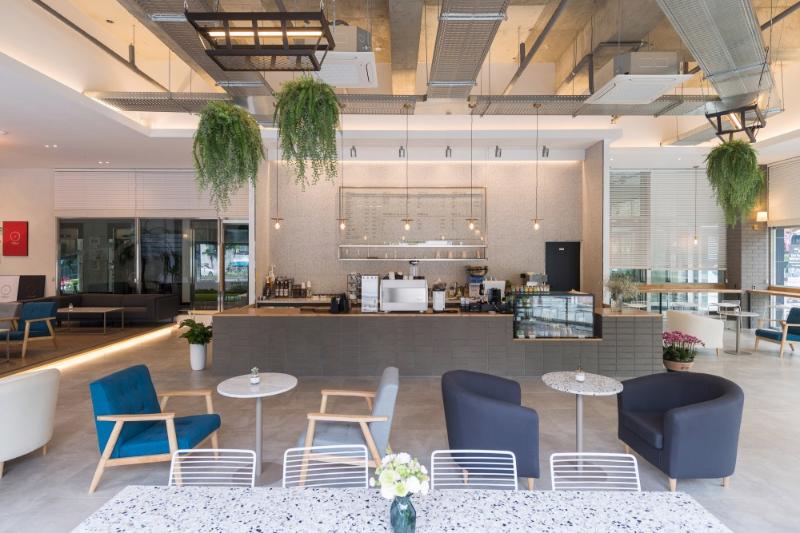 光州现代咖啡馆"白色&灰色"的室内设计解读-11