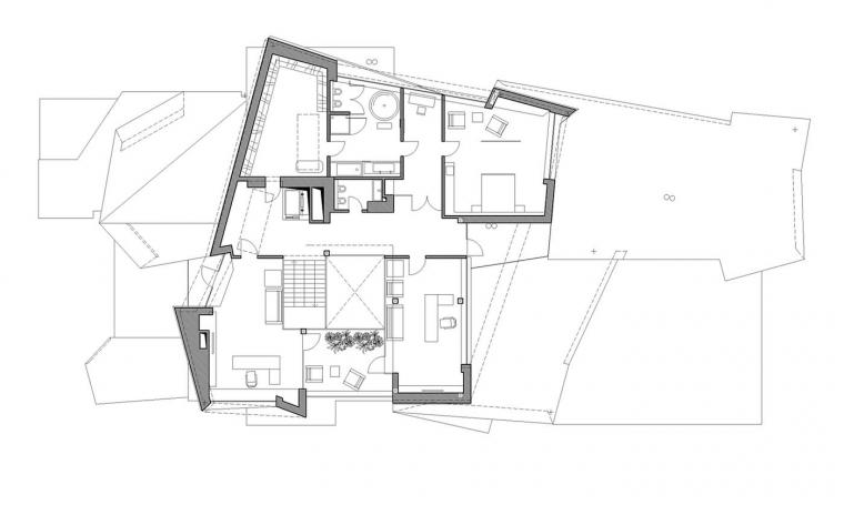莫斯科 Setun River House 别墅翻新，打造自然与现代化的和谐空间-23