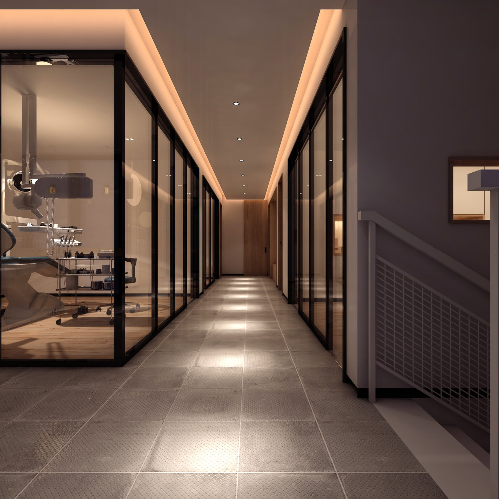 500㎡牙科门市空间设计，凤栖梧桐主创设计师李洋作品<米....-26