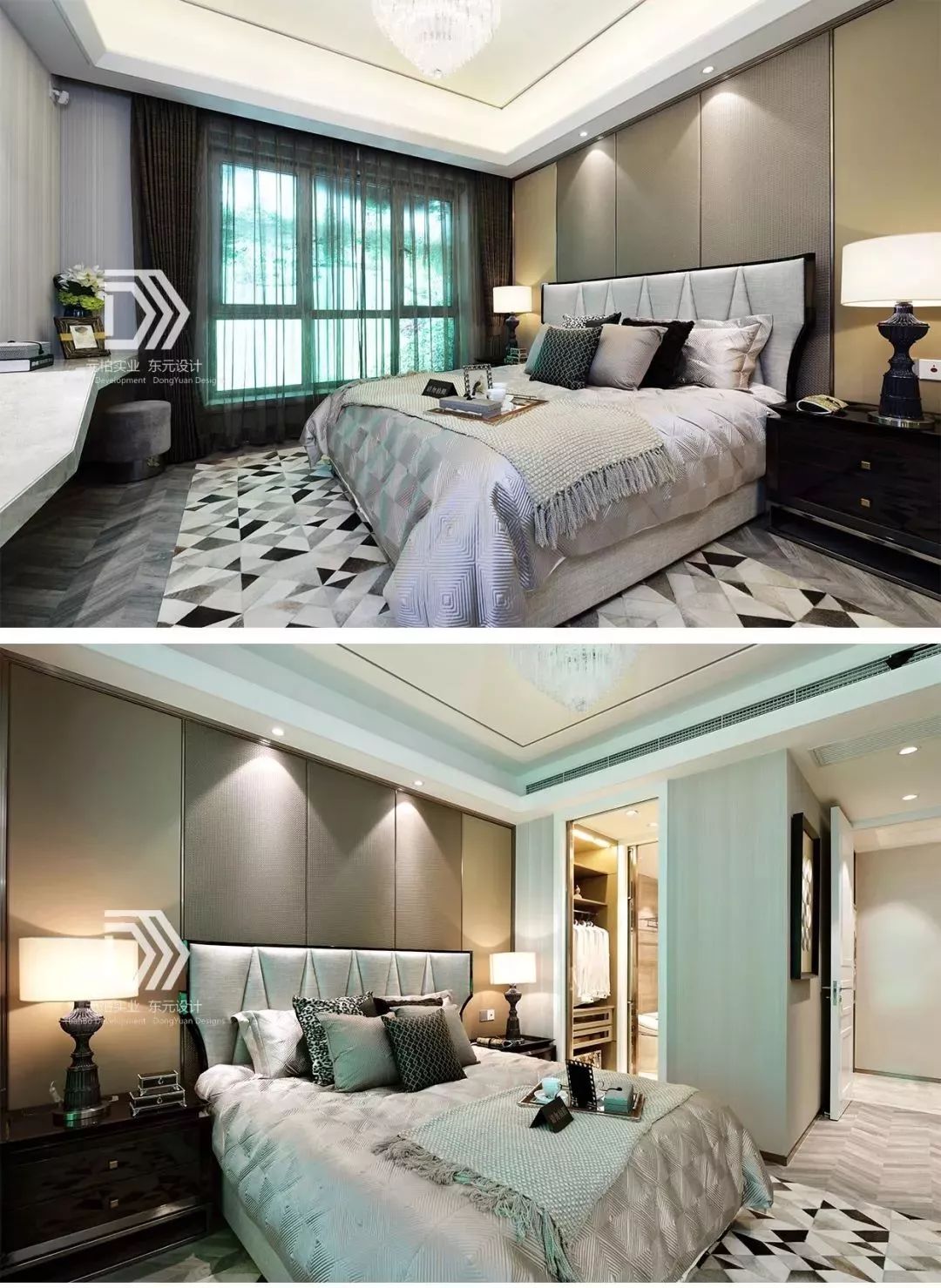 【东元设计】 | 上海浦东陆家嘴,尚海郦景名苑125㎡大两房时尚经典，138㎡小三房艺术东方-24