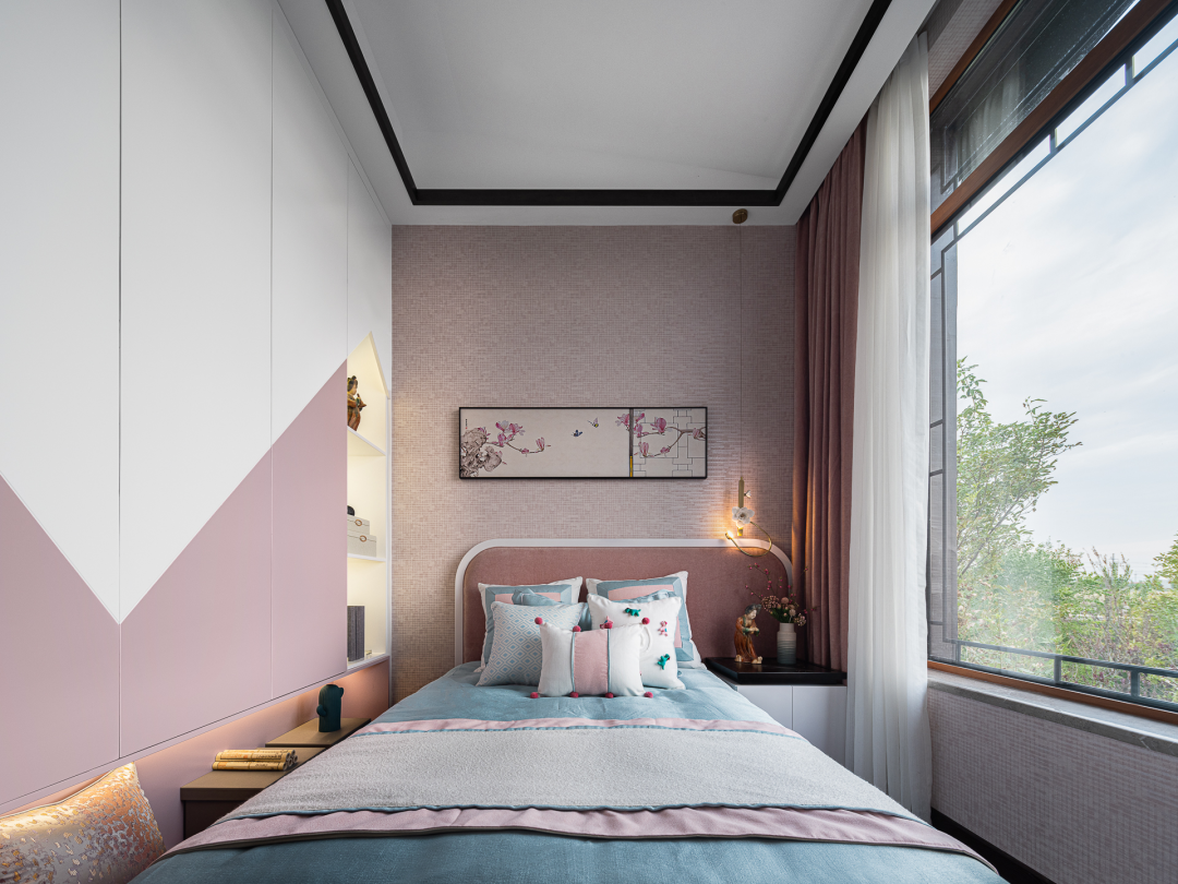 五矿铂海樾府 L 户型 · 盛唐古韵新中式空间设计丨中国营口丨FANST 泛思特设计-40