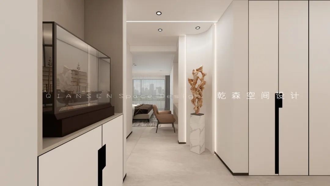 富华公馆极简空间艺术，温暖橙色营造幸福氛围-40