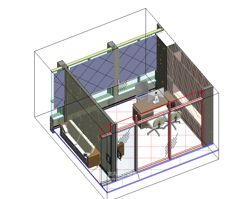 看CAD转BIMVR轻松“玩转”办公空间-9