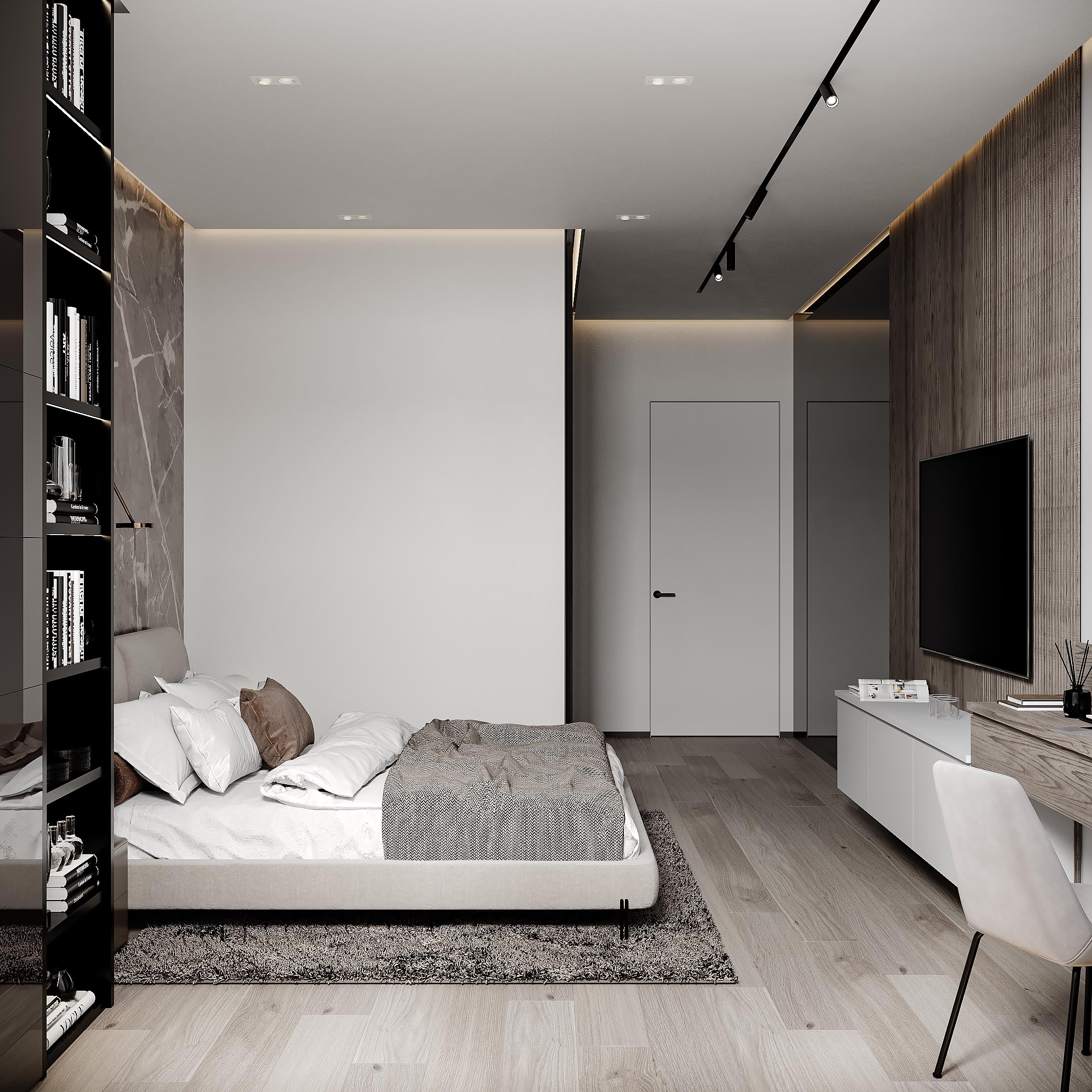 Modern dark apartment-15