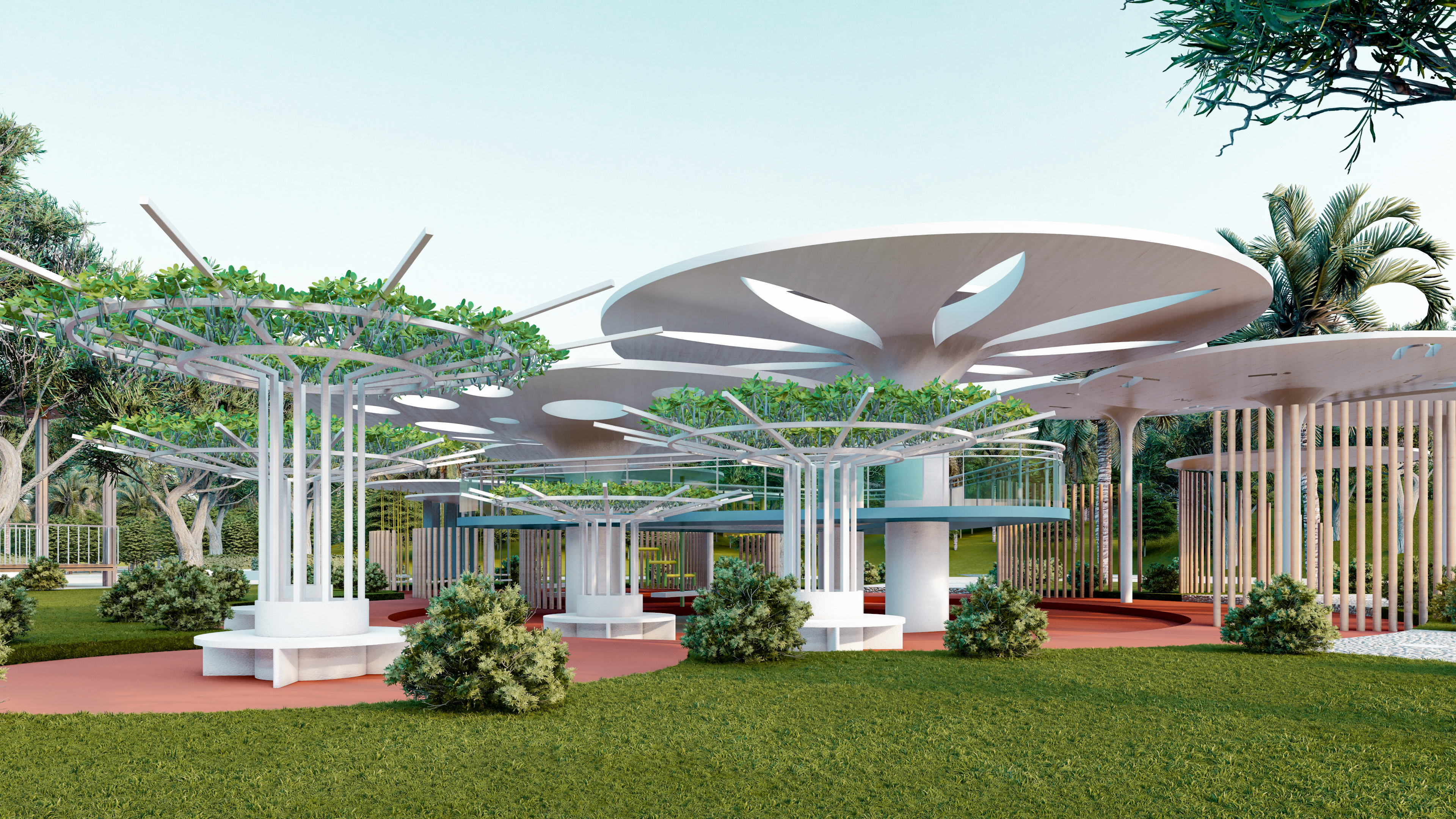 自然游乐场丨埃及开罗丨开罗大学工程学院建筑系-7