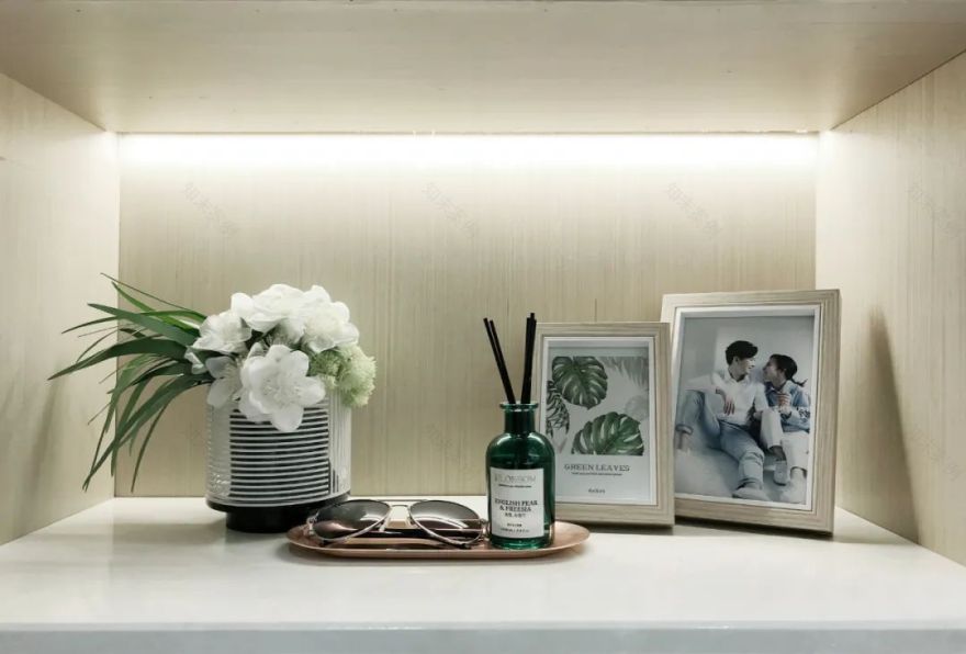 爱马仕轻奢++ 自然小清新,漓东新城样板房设计演绎优雅与清新-40