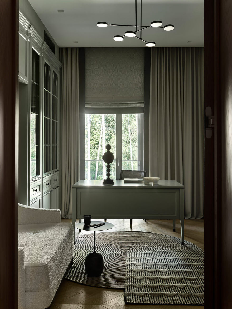 伊斯特拉河畔住宅丨俄罗斯莫斯科丨Alisa Shabelnikova-37