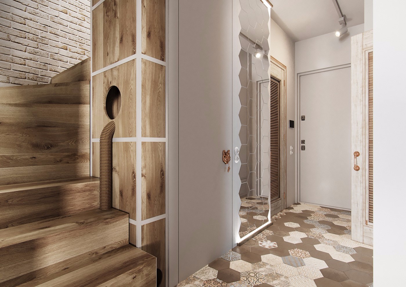 乌克兰基辅北欧风联排别墅设计-19