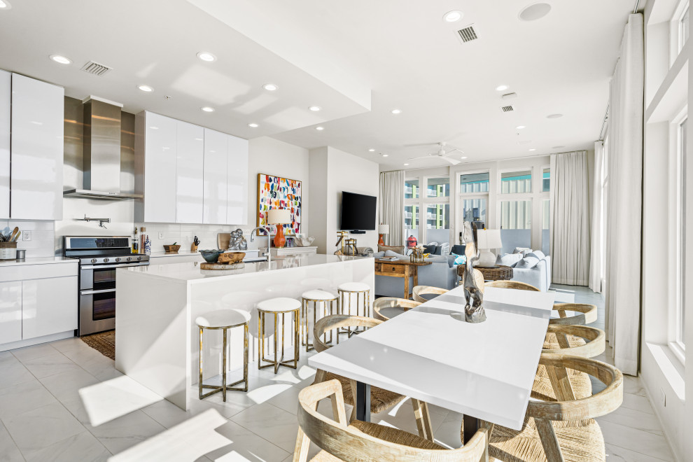 Cross Lane现代海滨住宅丨美国阿拉巴马丨Bob Chatham Custom Home Design-11