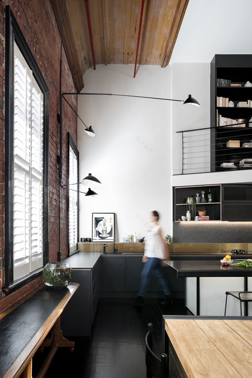 Oxford Street Apartment Featuring an Industrial Aesthetic-15