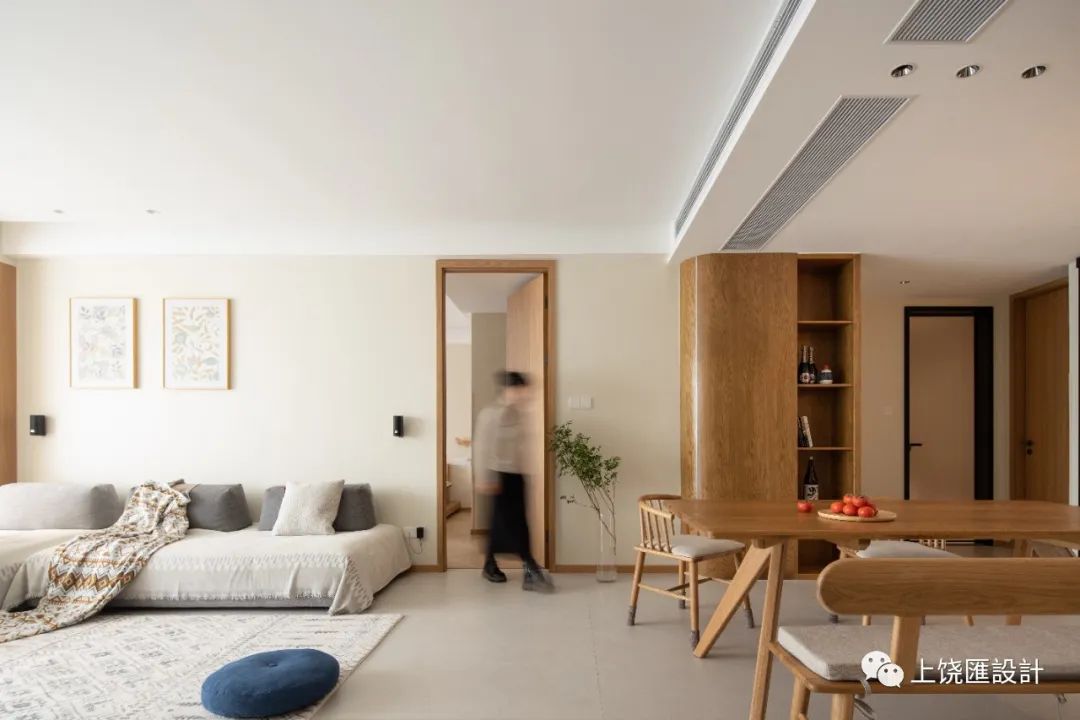 滨江棕榈·公园壹号原木极简设计丨红石空间设计-16