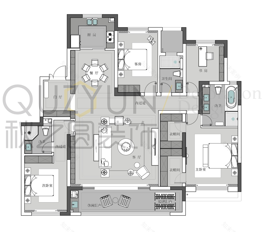 常州格拉美西复式公寓设计方案解读-86