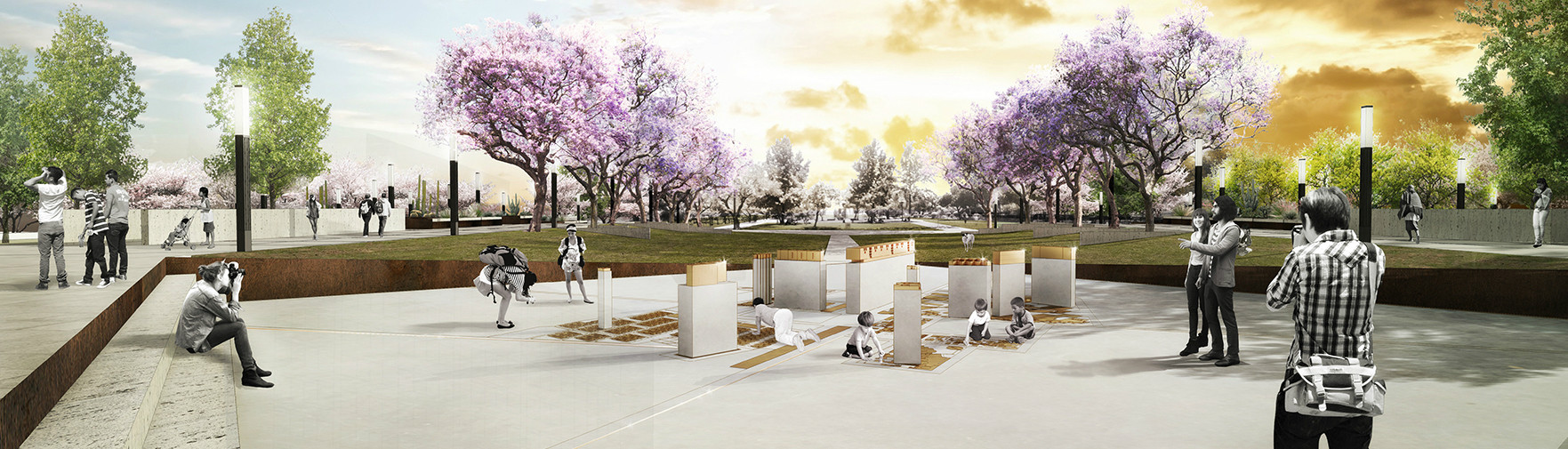 Torres de Tajamar公共广场设计竞赛项目丨智利-15