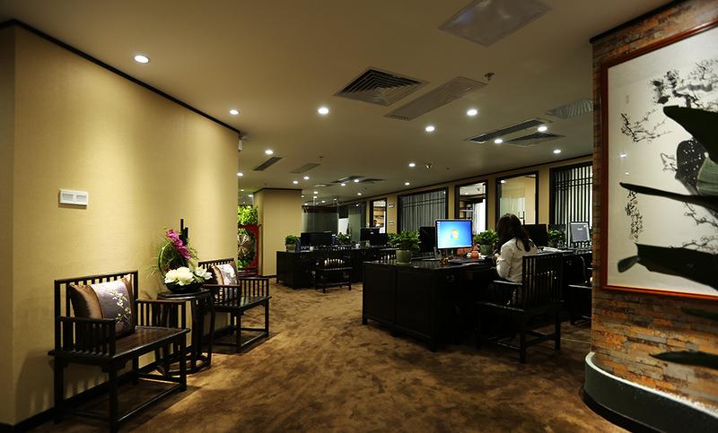 鼎益丰集团“知崇文化”办公室新中式设计-5