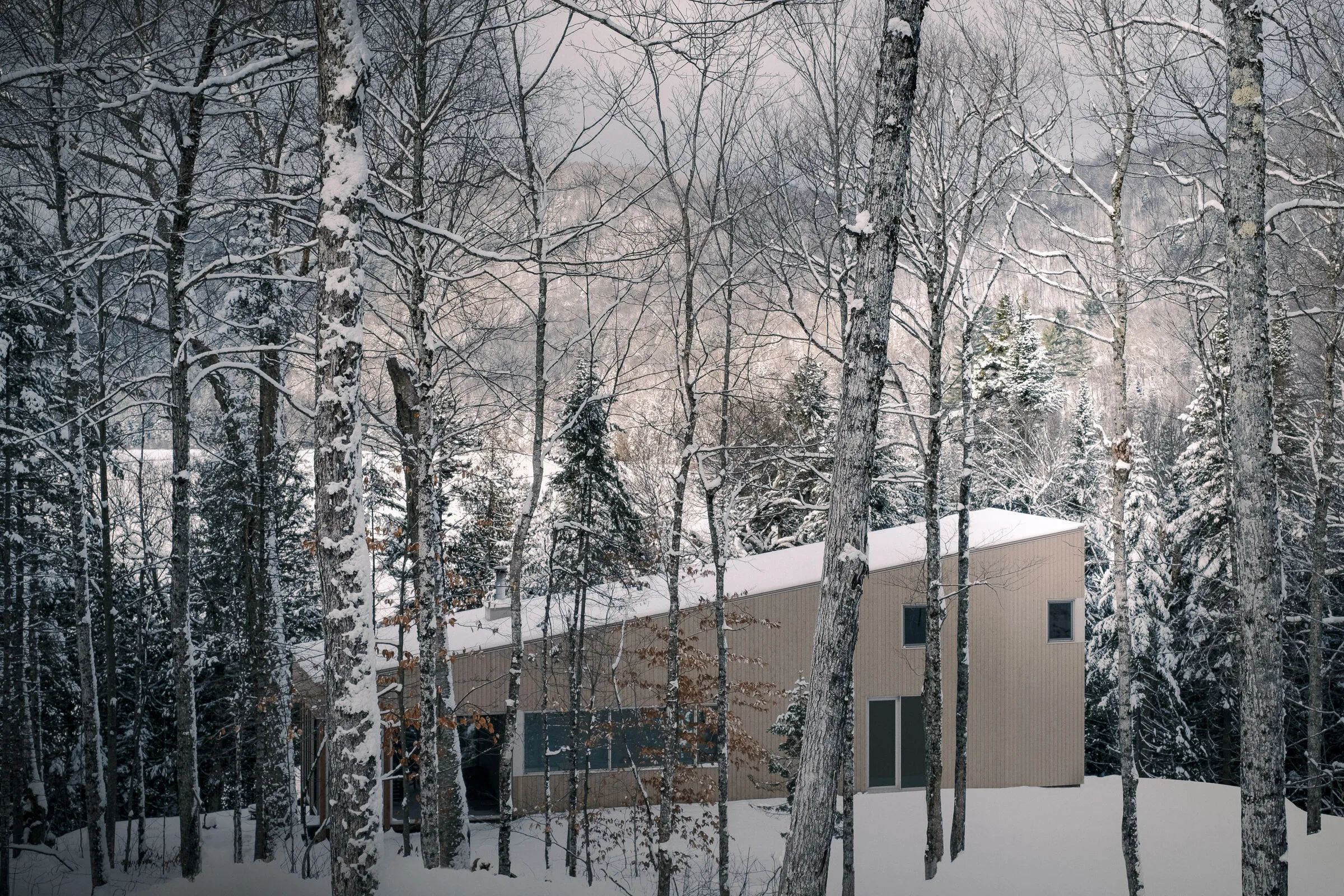 勃朗峰小木屋，加拿大-0