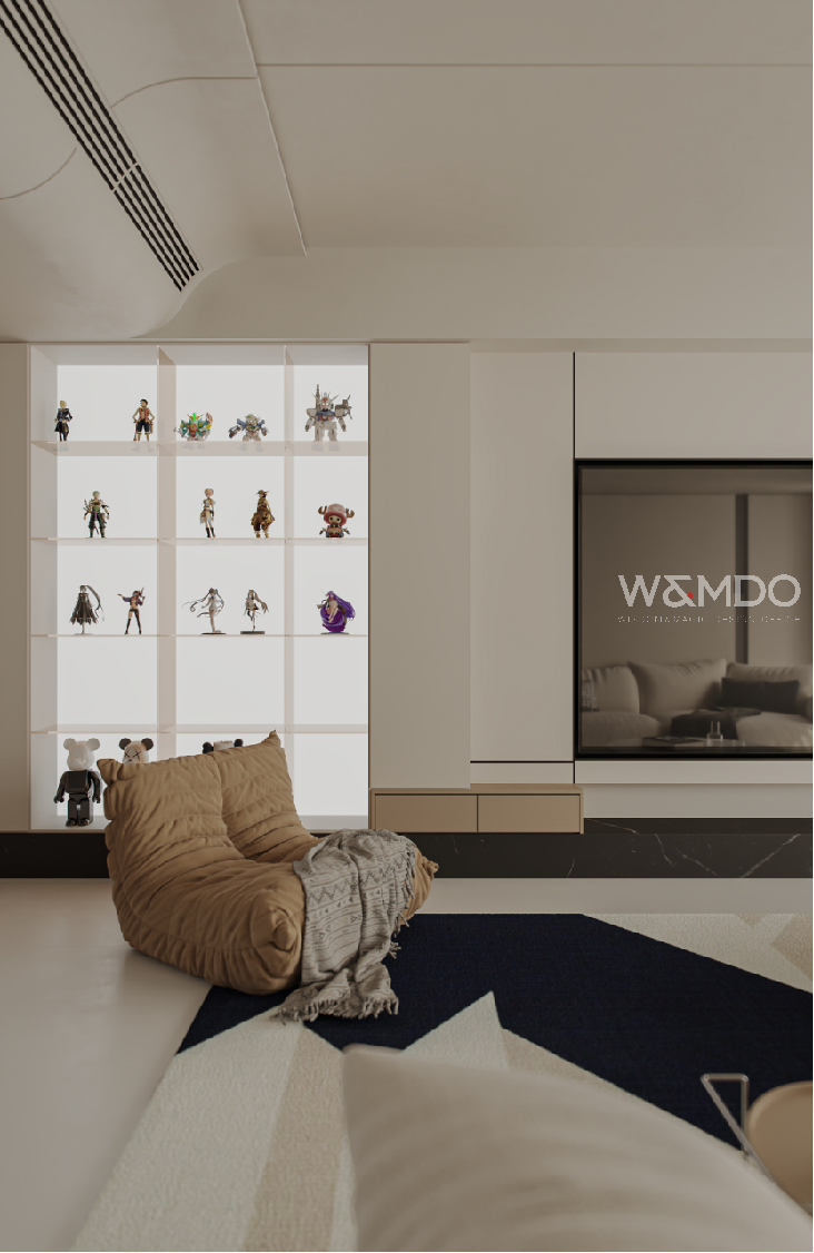 奶油原木慢生活·云逸娱乐室设计丨W&MDO-24