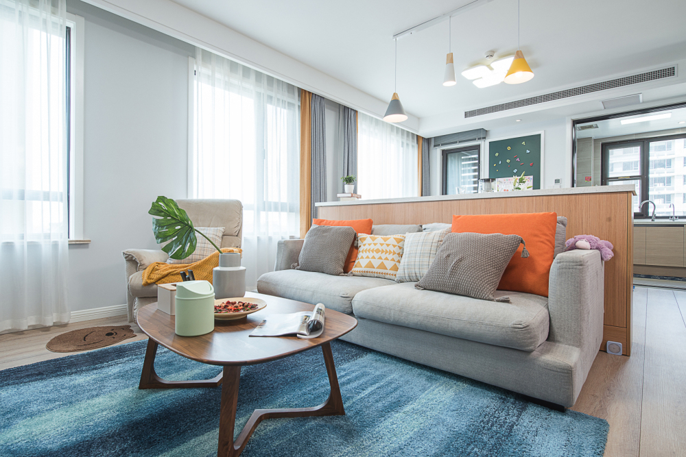 淄博绿城百合 127㎡无玄关收纳设计-10