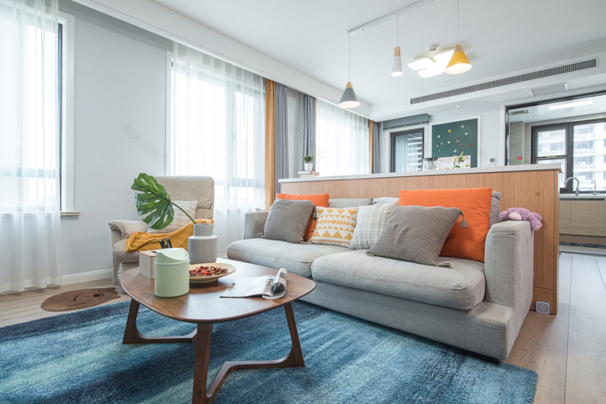 淄博绿城百合 127㎡无玄关收纳设计-10