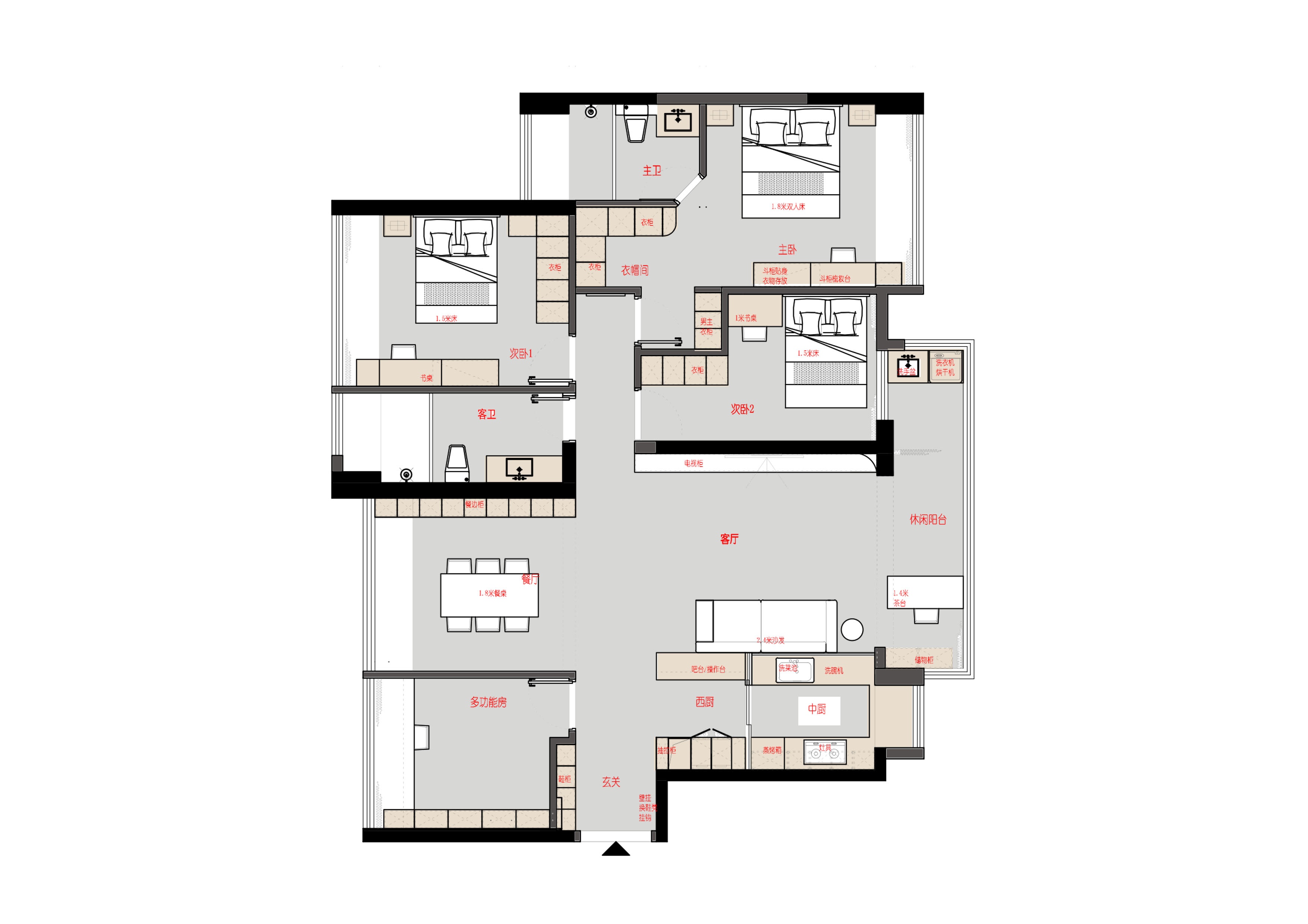 142 平现代轻奢亲子房-8