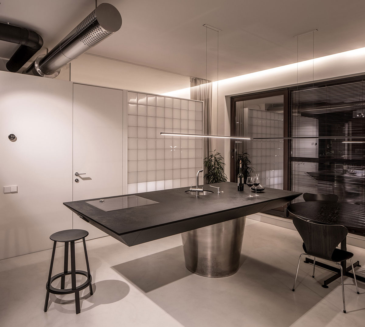 乌克兰利沃夫时尚绿意公寓设计-21